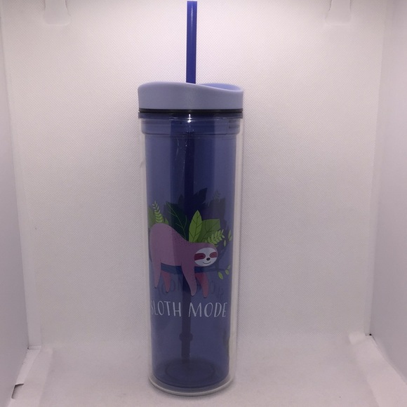 Cool Gear Sloth Mode 20 oz Tumbler with Straw - Picture 1 of 9